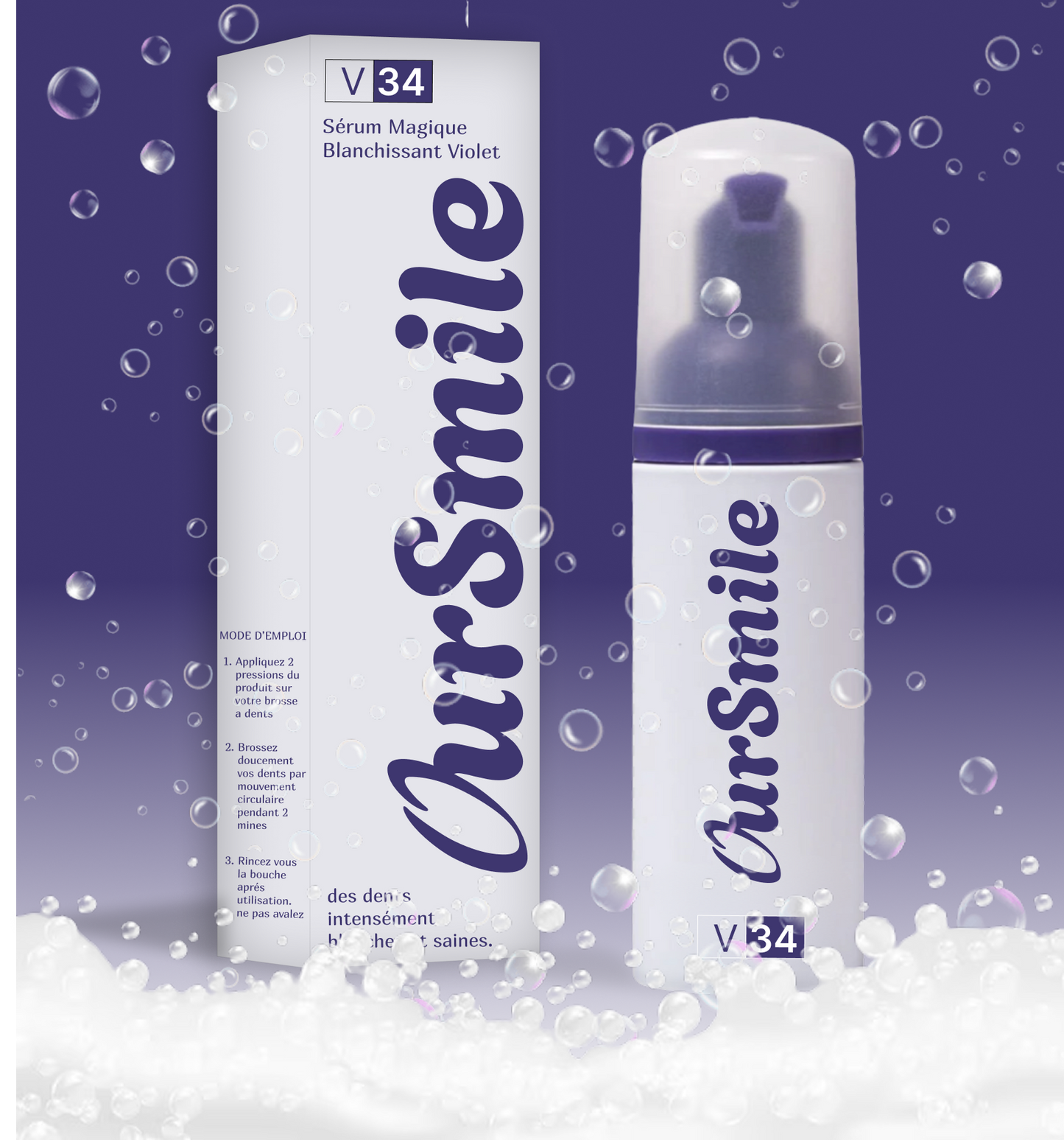 Mousse Blanchissante V34 - 50 ml